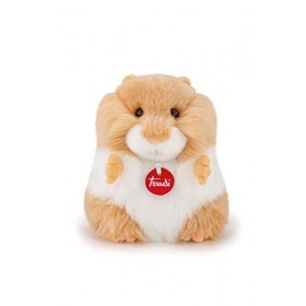 Trudi- Fluffy Hamster, TUDN6000, Blanc/Beige