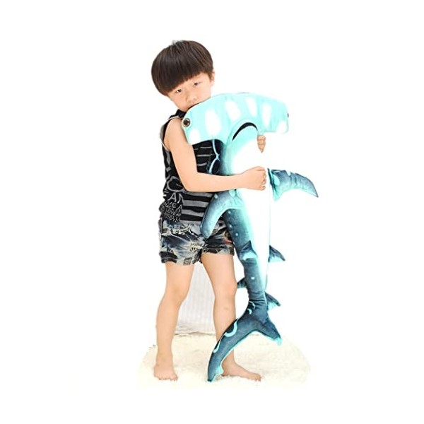 Peluche requin marteau en peluche douce de 99 cm, jouet pour garçons et filles
