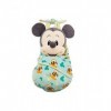 DS Disney Store Original Peluche Mickey Mouse Baby avec couverture