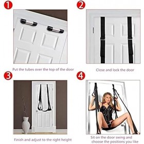 Balançoire en Nylon en Peluche, Balançoire De Jardin Suspendue Noire, Confortable Et Amusante