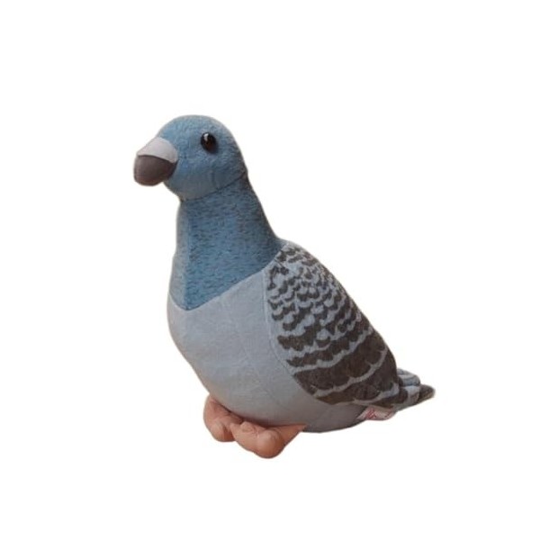 BIVVI Simulation Pigeon en Peluche Mignon Oiseau poupée Bleu Pigeon poupée Mignon Doux Cadeau
