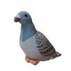 BIVVI Simulation Pigeon en Peluche Mignon Oiseau poupée Bleu Pigeon poupée Mignon Doux Cadeau