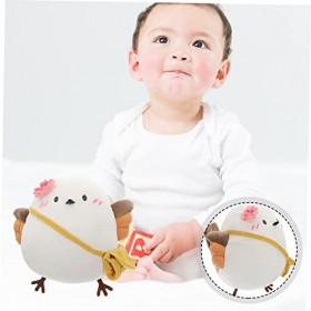 Toyvian Poupée Mésange Longue Queue Animal en Peluche Perroquet Jouets en Peluche Mignons Animal en Peluche Moineau Figurine 