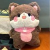 GagaLu Chat Peluche Poupée Chaton Moelleux Peluche Dessin Animé en Peluche Jouet Mignon Enfants Fille Anniversaire Noël Cadea