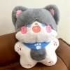 GagaLu Chat Peluche Poupée Chaton Moelleux Peluche Dessin Animé en Peluche Jouet Mignon Enfants Fille Anniversaire Noël Cadea