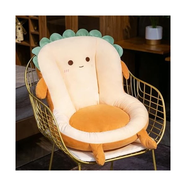 Coussin de Chaise Mignon Forme de Pain en Peluche siège Pain Maison Chaise Sol Tatami Animal Pain siège Cadeau Anniversaire C