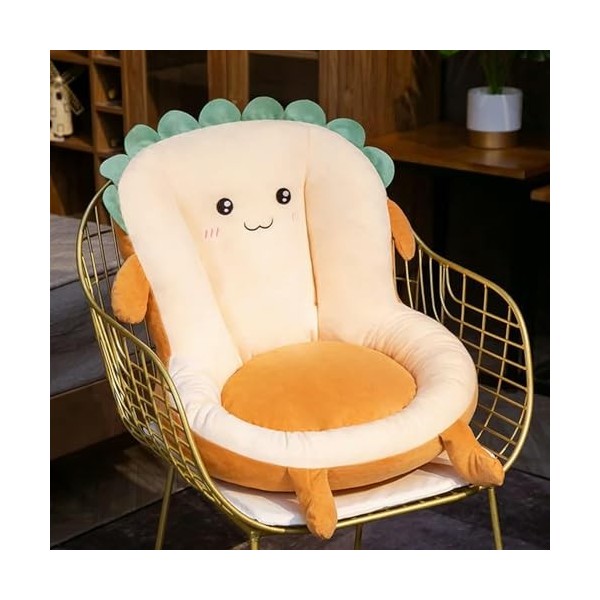 Coussin de Chaise Mignon Forme de Pain en Peluche siège Pain Maison Chaise Sol Tatami Animal Pain siège Cadeau Anniversaire C