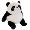 HYSTERIA Jouets en Peluche Peluche Panda Rouge potelé, Oreiller daccompagnement, poupée Panda Mignonne et Adorable, Cadeau d