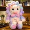 Kawaii Peluche Arc-en-Ciel Cochon Oreiller en Peluche Animal Cochon Poupée Matelas Mignon Fille Jouets Cadeaux D’Anniversaire