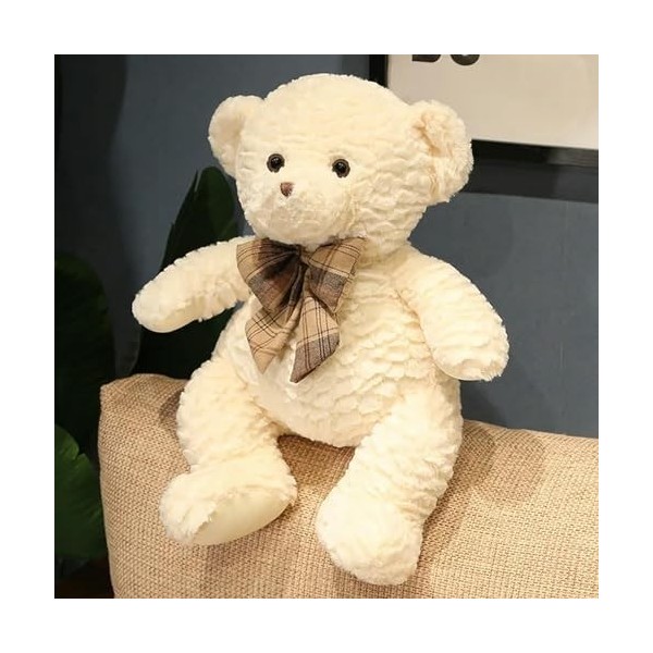 EacTEL Mignon Arc Ours en Peluche Jouets Ours Doux Peluche Poupées Portant Arc Décoration De Fête De Mariage Anniversaire Cad