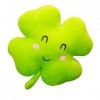 NOpinz Lucky Clover Peluche Oreiller Jouet Peluche Bande Dessinée Plante Herbe Poupée Canapé-Lit Oreiller Enfants Cadeau D’An