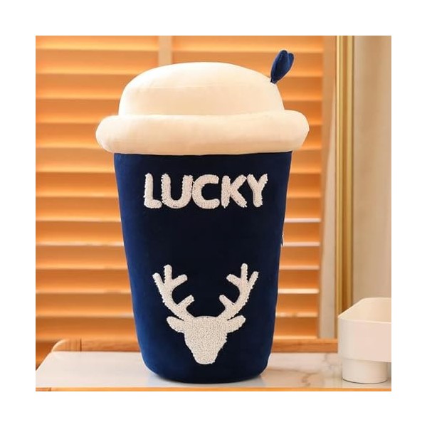 SaruEL Mignon Tasse à café Oreiller Peluche Kawaii Peluche Tasse à café Doux en Peluche Animaux Jouets Enfants Boutique de Ca