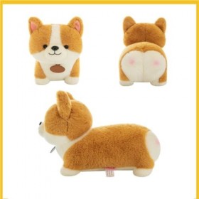 SNUFF Jouet en Peluche Poupée Corgi créative et Mignonne, Chiot, Joli Cul, Chien Chiffon, Jouet en Peluche, Cadeau dannivers