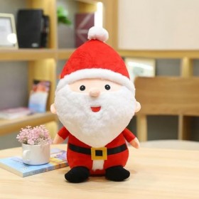 EacTEL Père Noël Mignon Bonhomme de Neige Wapiti Jouets en Peluche décoration de Noël poupée Jouets en Peluche Enfants Cadeau