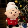EacTEL Père Noël Mignon Bonhomme de Neige Wapiti Jouets en Peluche décoration de Noël poupée Jouets en Peluche Enfants Cadeau
