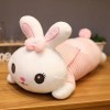 Kawaii Peluche Lapin Jouet Peluche Doux Lapin Oreiller Décoration Animal Oreiller Enfants Jouet Nouvel an Cadeau 60cm 2