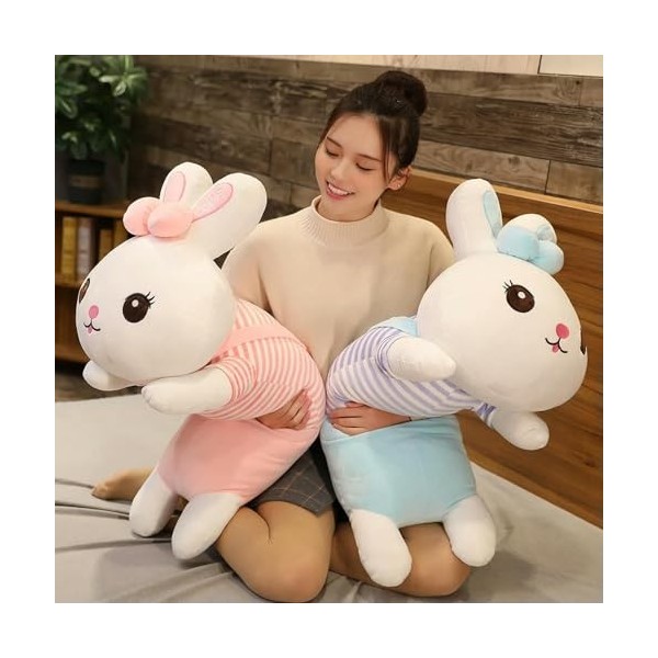 Kawaii Peluche Lapin Jouet Peluche Doux Lapin Oreiller Décoration Animal Oreiller Enfants Jouet Nouvel an Cadeau 60cm 2