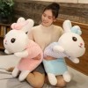 Kawaii Peluche Lapin Jouet Peluche Doux Lapin Oreiller Décoration Animal Oreiller Enfants Jouet Nouvel an Cadeau 60cm 2