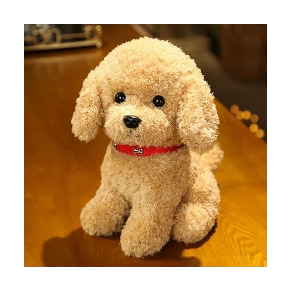 GagaLu Ours en Peluche Moelleux, Chien, Caniche, Peluche, Animal, Jouet, poupée pour Animaux de Compagnie, Cadeau d’Anniversa