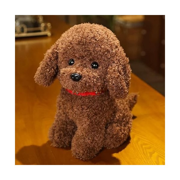 GagaLu Ours en Peluche Moelleux, Chien, Caniche, Peluche, Animal, Jouet, poupée pour Animaux de Compagnie, Cadeau d’Anniversa