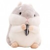 ibasenice Hamster en Peluche Jouet Hamster Oreiller en Peluche Mignon Animaux en Peluche Peluche Mignon Hamster Hamster Poupé