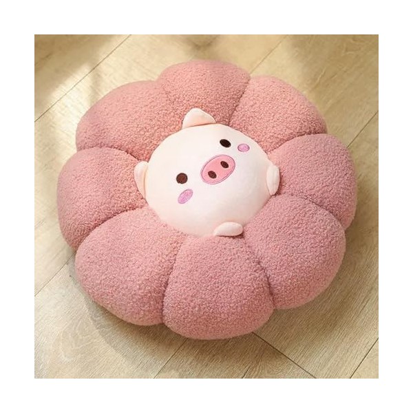 Forme de Citrouille créative, Coussin en Peluche Fleur, canapé Moelleux, Tapis de Sol, Cochon Mignon, Dinosaure, Lapin, Carot