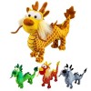 itrimaka Jouet en Peluche Dragon, Poupées en Peluche Dragon du Zodiaque Chinois De 13,78 Pouces, Cadeaux De Jouets en Peluche