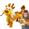 itrimaka Jouet en Peluche Dragon, Poupées en Peluche Dragon du Zodiaque Chinois De 13,78 Pouces, Cadeaux De Jouets en Peluche