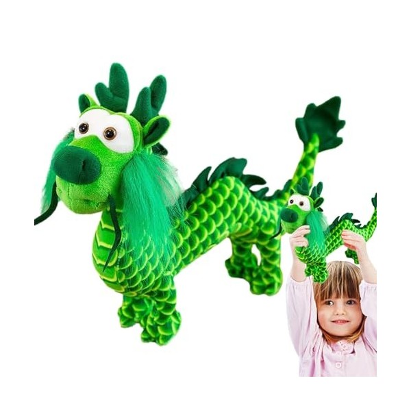 itrimaka Jouet en Peluche Dragon, Poupées en Peluche Dragon du Zodiaque Chinois De 13,78 Pouces, Cadeaux De Jouets en Peluche