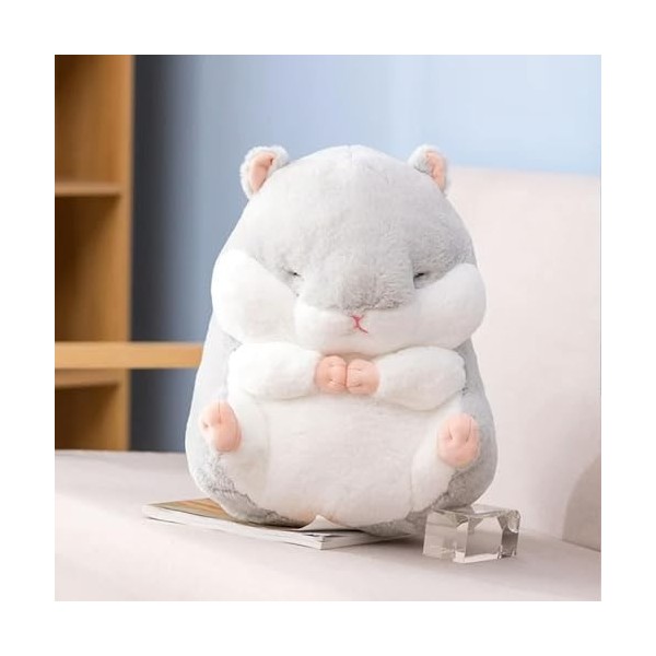 EacTEL Hamster Oreiller Enfants Jouet Hamster Jouet Kawaii Hamster Peluche Jouet Hamster Peluche Cadeau D’Anniversaire Peluch