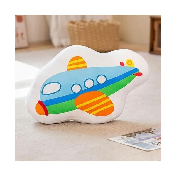 NOpinz Dessin animé Voiture Pelle Avion Jouet en Peluche poupée en Peluche Oreiller Coussin Enfants garçon Cadeau décoration 
