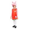 amscan Déguisement Peppa Pig 9907548 pour fille - Licence officielle - Tête en peluche - 2-3 ans