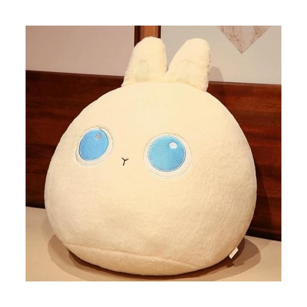 SaruEL Doux Lapin en Peluche Oreiller Mignon en Peluche Animal Rond Peluche Lapin Jouet Kawaii Peluche Jouet Chambre Décorati