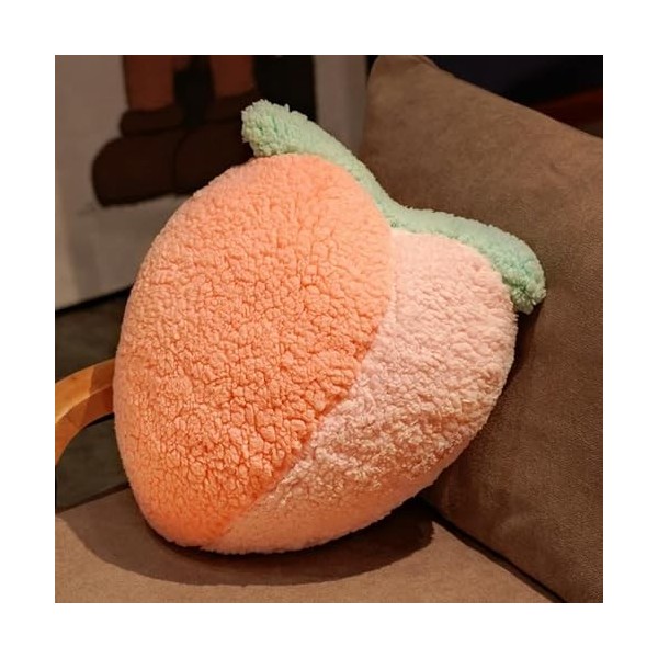 KiLoom Coton Velours Bande Dessinée Fruits Pêche Ananas Fraise Plante Cactus en Peluche Peluche Jouet Oreiller Décoration D’i