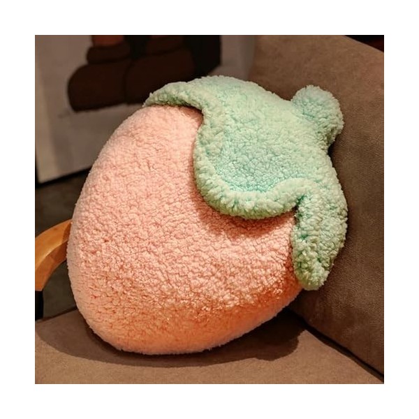 KiLoom Coton Velours Bande Dessinée Fruits Pêche Ananas Fraise Plante Cactus en Peluche Peluche Jouet Oreiller Décoration D’i