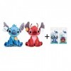 Lilo & Stitch Lot de 2 Peluches Stitch + Leroy Original License Qualité Super Soft 30 cm