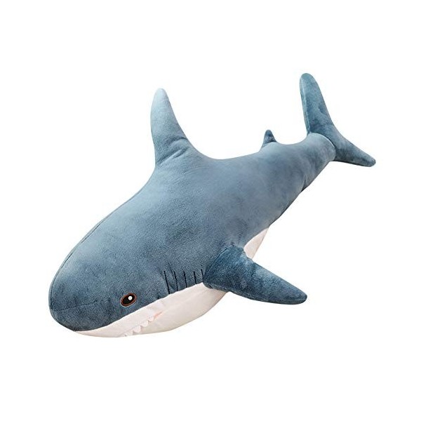 JHCHA Adorable peluche en forme de requin pour chambre à coucher, canapé, lit, cadeau pour enfants et amis