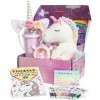 Tacobear Licorne Cadeau Fille 5 6 7 8 Ans, Peluche Licorne & Veilleuse & Tasse deau & Collier & Serre-tête & Livre de colori