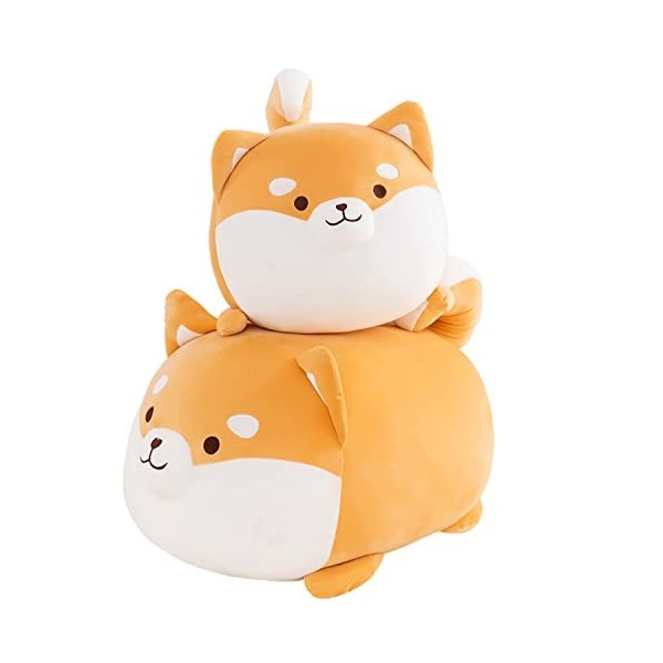 Aiuidun Shiba Inu Peluche Jouet Doux et Mignon Corgi Animaux en Peluche Chien câlin Oreiller Chiot poupée en Peluche Cadeau p