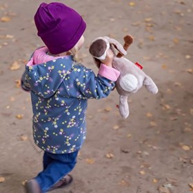 Sigikid 42826 Peluche Chien à mâcher Wau, Country Crunchy Figurine en Peluche à Collectionner, Jouer, câliner pour Enfants à 