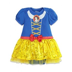 Disney Princess Baby Girls Costume Bodysuit Dress & Headband Set