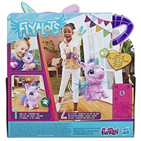 furReal Flyalots, Flitter, Mon alicorne, Peluche Interactive, Licorne animatronique pour Enfants, à partir de 4&nbsp;Ans