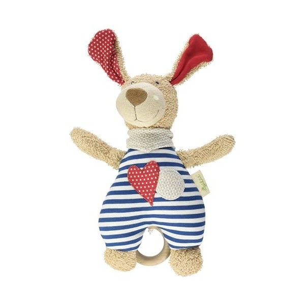 sigikid, Fille et Garçon, Peluche Musicale, Peluche Chien, Organic Collection, Multicolore, 40844