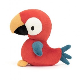 Jellycat Bodacious Beak Parrot H : 13 cm x L : 10 cm x l :22 cm