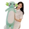 Long Axolotl Oreiller en Peluche, Mignon Axolotl rembourré Animal Corps en Peluche Douce poupée en Peluche Fille garçon Jouet