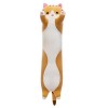 LfrAnk Kawaii Long Chat Peluche Jouet en Peluche Chat canapé Dos Oreiller poupée Fille Cadeau d’Anniversaire Cadeau de noël 9