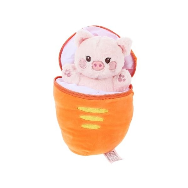 Totority Fermeture À Glissière Jouet Jouets Décor Animaux en Peluche Cacher Jouet en Peluche Poupée en Peluche Jouet Animal e