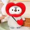 Kawaii Pingouin en Peluche Pingouin Mignon Pingouin avec Sac Dinosaure Pain en Peluche Coussin Enfants Anniversaire Cadeau De
