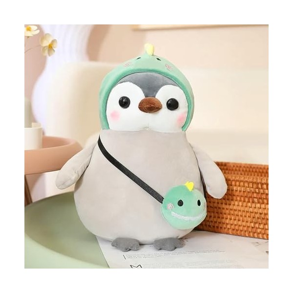 Kawaii Pingouin en Peluche Pingouin Mignon Pingouin avec Sac Dinosaure Pain en Peluche Coussin Enfants Anniversaire Cadeau De