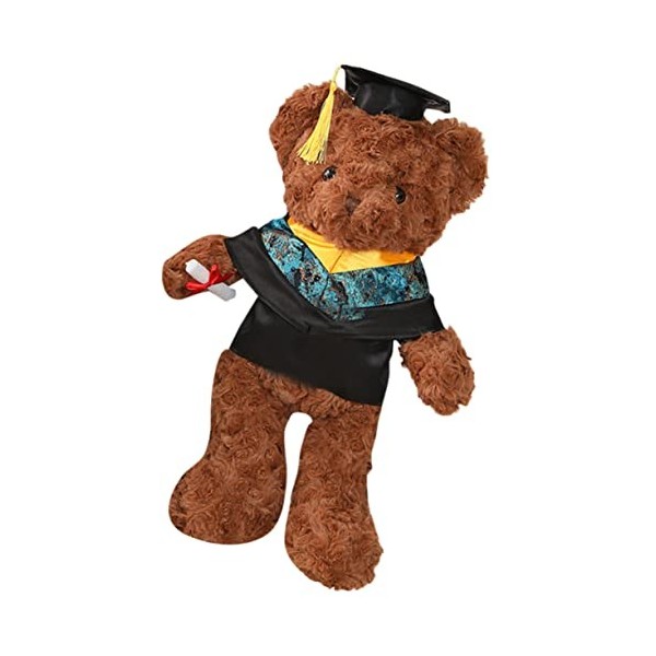Robe De Remise Des Diplômes De L'ours Tenant Des Ballons Clipart Aquarelle 218648513